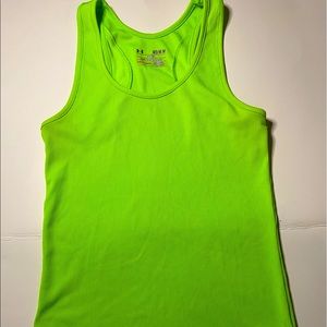 Like green Under Armour tanktop